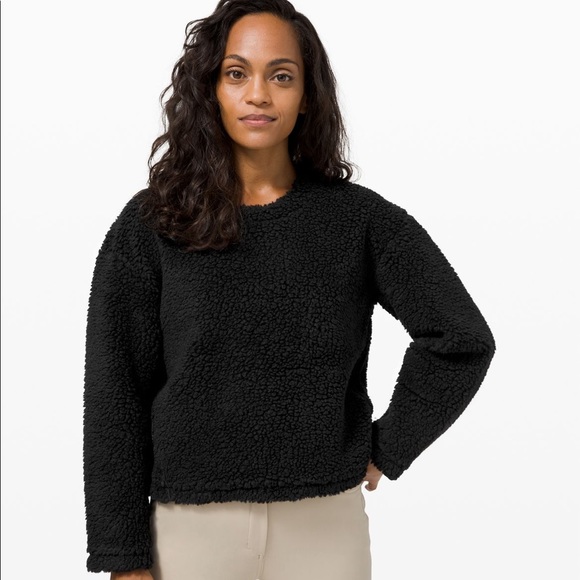 lululemon athletica Tops - Lululemon Cropped Wool Whenever Crew Sweater